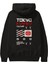 Tokyo Culture Expensive Life Arka Baskılı Siyah Oversize Kapüşonlu Sweatshirt Erkek Kadın 1