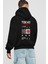 Tokyo Culture Expensive Life Arka Baskılı Siyah Oversize Kapüşonlu Sweatshirt Erkek Kadın 2