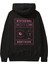 Mysterious Nightmare Arka Baskılı Siyah Oversize Kapüşonlu Sweatshirt Erkek Kadın 1