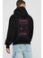Mysterious Nightmare Arka Baskılı Siyah Oversize Kapüşonlu Sweatshirt Erkek Kadın 2