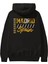Madrid Arka Baskılı Siyah Oversize Kapüşonlu Sweatshirt Erkek Kadın 1