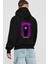 Haters Brooklyn Street Club Arka Baskılı Siyah Oversize Kapüşonlu Sweatshirt Erkek Kadın 2