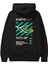 Kyoto City Of Cherry Blossom Arka Baskılı Siyah Oversize Kapüşonlu Sweatshirt Erkek Kadın 1