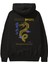 Borcelle Apparel Yazılı Arka Baskılı Siyah Oversize Kapüşonlu Sweatshirt Erkek Kadın 1