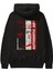 Authentic Art Arka Baskılı Siyah Oversize Kapüşonlu Sweatshirt Erkek Kadın 1