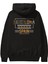 Barcelona Arka Baskılı Siyah Oversize Kapüşonlu Sweatshirt Erkek Kadın 1