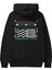 Hokkaido Home Of Arka Baskılı Siyah Oversize Kapüşonlu Sweatshirt Erkek Kadın 1