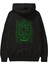 Game Over Arka Baskılı Siyah Oversize Kapüşonlu Sweatshirt Erkek Kadın 1