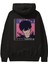 Bluelock Arka Baskılı Siyah Oversize Kapüşonlu Sweatshirt Erkek Kadın 1