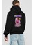 Freedom Spirit Brooklyn Arka Baskılı Siyah Oversize Kapüşonlu Sweatshirt Erkek Kadın 2