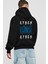 Aynen Kanka Aynen Yazılı Arka Baskılı Siyah Oversize Kapüşonlu Sweatshirt Erkek Kadın 2