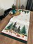 Christmas Çam Ağaçları Geyik Desen Desen 45X150 Keten Runner I Masa Dekor Runner 4