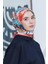 Scarf Diamond Eşarp - Diamond Roza Ipeksi Eşarp 4286 2