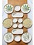 14 Parça 6 Kişilik Stackable Güz Yaprak Kahvaltı Takımı - Lüx Kahvaltılık Sunum Seti Tabağı 1