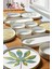 14 Parça 6 Kişilik Stackable Güz Yaprak Kahvaltı Takımı - Lüx Kahvaltılık Sunum Seti Tabağı 2