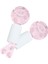 Ice Globes Buz Küresi Soğuk Masaj Terapi Topu 2 Adet ve Pembe Kuvars Face Roller ve Pembe Kuvars Kalp Gua Sha Seti 2