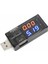 USB Voltmetre, USB Ampermetre, USB Akım Ölçer - Çift USB Çıkışlı 1