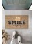 Bej Kapı Önü Paspası Smile Everyday Ayıcık Desen K-3360 1