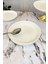 Beyaz porselen 24 cm derin salata ve sunum kasesi, 850 ml, tek parça 5
