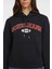 Kadın Gj Şonil Logo Patch Sweatshirt - Siyah 4