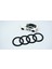 Audi Tt Ön Kaput 188MM Siyah Halka Rozet Amblem Arma 4