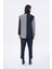 Dikiş Detaylı Matchli Blazer Ceket Lacivert 5