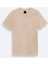 Erkek Vizon Baskılı Bisiklet Yaka İnterlok T-Shirt A41Y1175 1