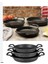 Laviss Kitchen Essenso 3lü Set Döküm Siyah Granit Sahan Tava Seti 18-20-22 cm 4