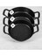 Laviss Kitchen Essenso 3lü Set Döküm Siyah Granit Sahan Tava Seti 18-20-22 cm 5