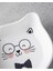 English Home Mingle Cats Seramik 2'li Kase 14 cm Beyaz 3