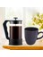 Kahve Dostum French Press & Siyah Kupa Arkadaşa Hediye Seti 1