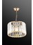 Colesium Model Kristal Modern Estetik Yatak Mutfak Oturma Salon Çocuk Odası Gold Taşlı 25 Lik Avize 5