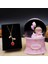 Prenses Doğum Günü Işıklı Müzikli Kar Küresi & Gold Rose Gül Kolye 1