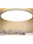 Büyük Boy Metal Led Tavana Avize, Beyaz Işık, 30x30 cm, 1 Ampül Başlıklı 1