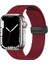Apple Watch 7 41MM Kordon Metal Tokalı Esnek Silikon KRD84 1