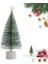 1 Adet Işıklı Mini Yılbaşı Ağacı Masaüstü Aydınlatma Dekoratif Hediyelik Noel Pilli Çam Ağaç Süsü 17 cm 2