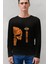 Harley Ceza Siyah Uzun Kollu Erkek Penye Tshirt 1