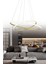 Bernardo 45X35 Büyük Çember Eskitme Modern Sarkıt Günışığı LED Avize 1