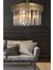 Sitrus 3.lü Eskitme Lux Kristal Taşlı Avize 1
