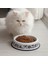 Emaye Kedi Köpek Mama Kabı Abstract Desen 1