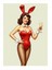 Kadeh Tutan Pinup Kadın Desenli Mdf Tablo 35CM X50CM 1
