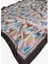 Desenli Rayon Eşarp Krem 5