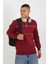 5720 Comfortable Şardonlu Üç Iplik Yarım Fermuarlı Parçalı Relax Fit Sweatshirt 4