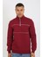 5720 Comfortable Şardonlu Üç Iplik Yarım Fermuarlı Parçalı Relax Fit Sweatshirt 1