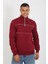 5720 Comfortable Şardonlu Üç Iplik Yarım Fermuarlı Parçalı Relax Fit Sweatshirt 2