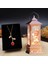 Bir Dilek Tut Dilek Perisi Işıklı Özel Tasarım Sim Kar Küresi & Gold Rose Gül Kolye 1