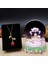 Panda Doğum Günü Işıklı Müzikli Kar Küresi Hediye & Gold Rose Gül Kolye 1