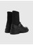 Alie Hakiki Deri Triko Kadın Siyah Bot 5