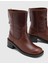 Matthew Hakiki Deri Kadın Kahverengi Bot 4