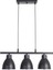 Şık Siyah Metal 3'lü Avize, Salon, Mutfak ve Cafe Aydınlatması 2